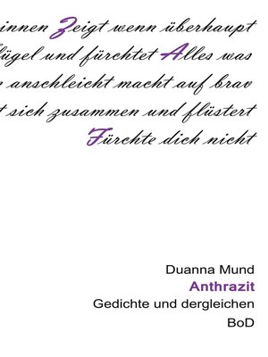 cover image of Anthrazit